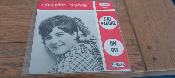 Claudia Sylva - J'ai Pleuré / On Dit - Omega Single, Cd's en Dvd's, Cd's | Franstalig, Gebruikt, Ophalen of Verzenden