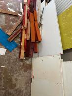 Hout van gesloopte kasten, Doe-het-zelf en Verbouw, Hout en Planken, Ophalen, Gebruikt, Plank, Minder dan 200 cm