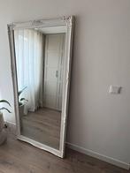 Moderne spiegel met witte lijst | 90x180, Huis en Inrichting, Woonaccessoires | Spiegels, Ophalen, Rechthoekig, 75 tot 100 cm
