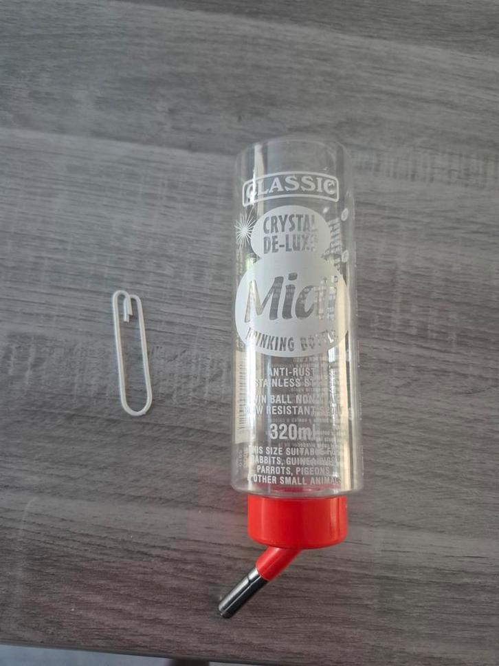 Nieuwe konijn / cavia waterfles 320 ml, Dieren en Toebehoren, Knaagdieren en Konijnen | Toebehoren, Ophalen of Verzenden