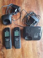 Siemens Gigaset AS405 DECT telefoon, Ophalen of Verzenden, Gebruikt, 2 handsets