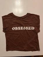 Croptop H&M XS, Bruin, Ophalen of Verzenden, Korte mouw, Maat 34 (XS) of kleiner