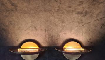 2 vintage design wandlampen voor Estiluz Spanje. beschikbaar voor biedingen