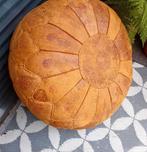 leren Marokkaanse poef, j 70 D 75 cm, Huis en Inrichting, Ophalen of Verzenden, Gebruikt, 50 tot 75 cm