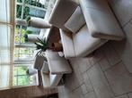 Twee fauteuils leer, Huis en Inrichting, Fauteuils, Ophalen, Zo goed als nieuw, 50 tot 75 cm, Leer