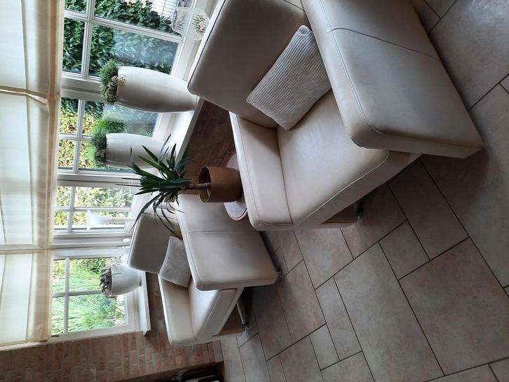 Twee fauteuils leer ( prijs voor twee), Huis en Inrichting, Fauteuils, Zo goed als nieuw, Leer, 50 tot 75 cm, 75 tot 100 cm, Ophalen