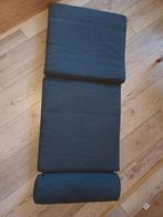1 POÄNG fauteuil Stoel kussen Hillared donkerblauw ikea 2x, Ophalen of Verzenden, Zo goed als nieuw, Blauw, Vierkant