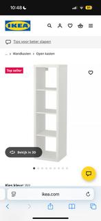 Kallax open kast Ikea Wit, Gebruikt, Minder dan 100 cm, 25 tot 50 cm, 50 tot 100 cm