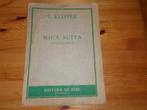 Mica suita - l. Klepper - pentru pian, Gebruikt, Ophalen of Verzenden, Artiest of Componist, Piano