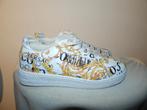 Versace jeans couture sneakers wit gouden barok print 39