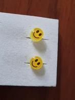 Gele Smiley Oorbellen, Ophalen of Verzenden, Zo goed als nieuw, Geel, Overige materialen
