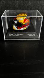 Max Verstappen 1:8 Edition 34 helm seizoen 2018, Ophalen of Verzenden, Zo goed als nieuw, 1:5 t/m 1:8, Auto