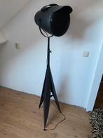 Industriële zwarte vloerlamp, Ophalen, Zo goed als nieuw, 150 tot 200 cm