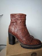 Shabbies Amsterdam bruine geprint leren pumps maat 37, Kleding | Dames, Schoenen, Lage of Enkellaarzen, Ophalen of Verzenden, Zo goed als nieuw