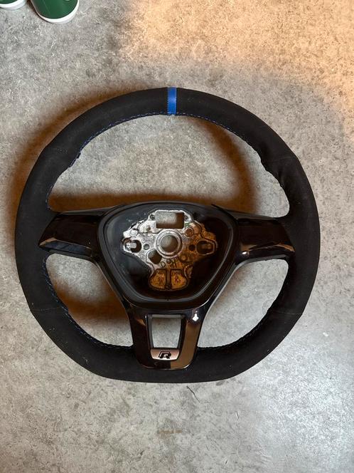 VW R-Stuurwiel Alcantara Blauw Stiksel, Auto-onderdelen, Besturing, Volkswagen, Gebruikt, Ophalen of Verzenden