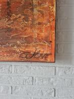 MOOI GROOT SCHILDERIJ ' de Klas' 200 x 100 cm, Ophalen, 125 cm of meer, Zo goed als nieuw, Schilderij