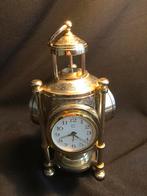 Oud Messing scheeps  Klokje met Barometer klokje  kompas, Ophalen of Verzenden, Gebruikt, Barometer