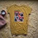 Nachthemd Unhappy honden opdruk geel S, Glo-story, Ophalen of Verzenden, Nieuw, Maat 36 (S)