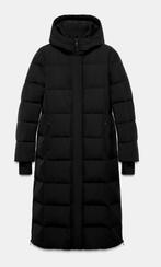 Zwarte lange gewatteerde jas maar XL, Kleding | Dames, Jassen | Winter, Ophalen, Zo goed als nieuw, Maat 46/48 (XL) of groter