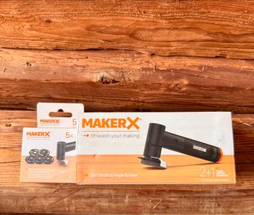 WORX 20V Accu Haakse Slijper + Schijven beschikbaar voor biedingen