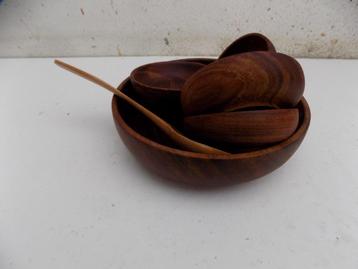 Pindaset retro teak vintage zeventiger jaren 1970 beschikbaar voor biedingen