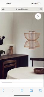 H&M Home Bamboe Hanglamp, Huis en Inrichting, Lampen | Hanglampen, Ophalen, Nieuw, Minder dan 50 cm