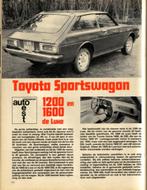 Autokampioen dubbeltest Toyota Sportswagon 1977, Boeken, Auto's | Folders en Tijdschriften, Ophalen of Verzenden, Gelezen, Toyota