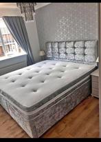 Luxe Panel Line bed met matras te koop  Verkrijgbaar in alle, Huis en Inrichting, Slaapkamer | Beddengoed, Verzenden, Nieuw