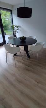 eetkamer, tafel, stoelen en lamp, Ophalen, Zo goed als nieuw, Modern, 4 tot 6 stoelen