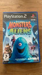 Monsters vs aliens playstation 2, 2 spelers, Ophalen of Verzenden, Gebruikt