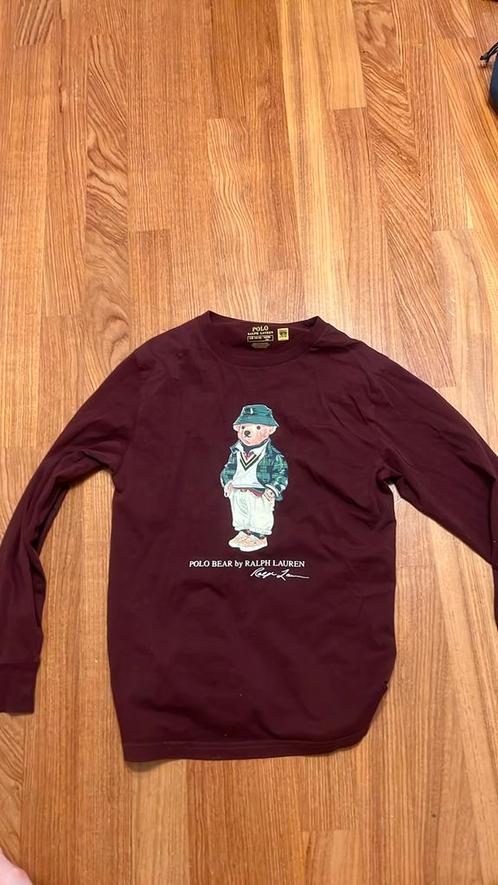 Polo Ralph Lauren Longsleeve Wine, Kinderen en Baby's, Kinderkleding | Maat 176, Zo goed als nieuw, Jongen of Meisje, Ophalen of Verzenden