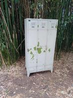 stalen 3kastlocker, Ophalen, Gebruikt, Industriële look
