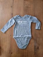 Kerst romper lange mouw maat 86 92 My first Christmas, Kinderen en Baby's, Babykleding | Maat 86, Nacht- of Onderkleding, Jongetje of Meisje