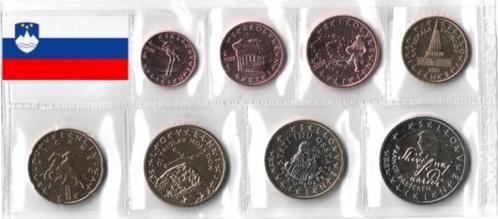 UNC set Slovenie 2020 - 1 cent t/m 2 euro - Transportblister, Postzegels en Munten, Munten | Europa | Euromunten, Setje, Overige waardes