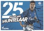 (Ajax)  Schalke Klaas Jan Huntelaar echte handtekening, Spelerskaart, Ophalen of Verzenden, Zo goed als nieuw, Ajax