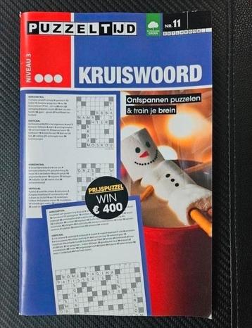 Puzzeltijd kruiswoord niveau 3 (gratis bij aanschaf) beschikbaar voor biedingen