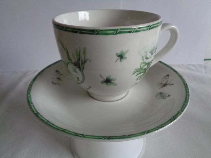 Janneke Brinkman Maand Kop en Schotel (zie foto`s), Huis en Inrichting, Keuken | Servies, Zo goed als nieuw, Bord(en), Wedgwood