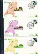 Nederland 1986 976 Postkoetsenrace Groningen-Makkum -Alkmaar, Postzegels en Munten, Brieven en Enveloppen | Nederland, Ophalen of Verzenden