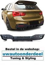 Diffuser Glans Zwart Dubbele Uitlaat Links Voor Bmw 1 Serie