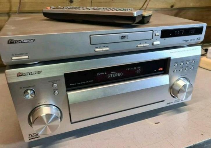 Pioneer vsx-1014 receiver + gratis cd dvd speler dv-350, Audio, Tv en Foto, Stereo-sets, Gebruikt, Pioneer, Ophalen of Verzenden