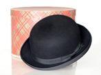 ✅ HORKA BOLHOED maat 56 cm. zwart ca. 1950, Horka, Hoed, Ophalen of Verzenden, 57 cm (M, 7⅛ inch) of minder