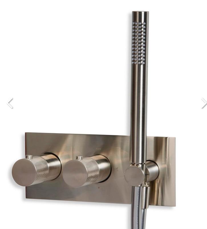 Brondby douche inbouwthermostaat compleet., Doe-het-zelf en Verbouw, Sanitair, Nieuw, Douche, Chroom, Ophalen of Verzenden