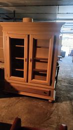 Eiken vitrinekast, Huis en Inrichting, Woonaccessoires | Kamerschermen, Ophalen