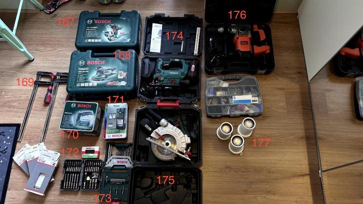 Bosch Black Decker Parkside Tools Gereedschap, Doe-het-zelf en Verbouw, Gereedschap | Handgereedschap, Zo goed als nieuw, Ophalen