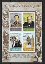 St. Christopher Michel blok 3 postfris CHURCHILL, Postzegels en Munten, Postzegels | Amerika, Ophalen of Verzenden, Postfris, Midden-Amerika