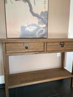 Rechthoekige wandtafel 130x36x85 cm, Huis en Inrichting, Tafels | Sidetables, Ophalen, 100 tot 150 cm, Zo goed als nieuw, 25 tot 50 cm