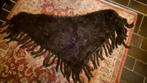Vintage Nerts stola - omslagdoek - sjaal, Gebruikt, 50 tot 100 cm, Vintage, Bruin