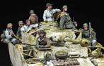 German tank riders (13 figuren, schaal 1:35, resin), Ophalen of Verzenden, Zo goed als nieuw, 1:35 tot 1:50, Figuur of Figuren
