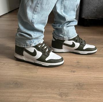 Nike Dunk High Cargo Khaki Green 42.5 Schoen beschikbaar voor biedingen