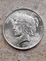 Peacedollar 1923 usa  kk  f.24.9, Ophalen of Verzenden, Noord-Amerika